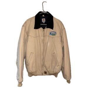 Carhartt Men's Beige Bomber Jacket